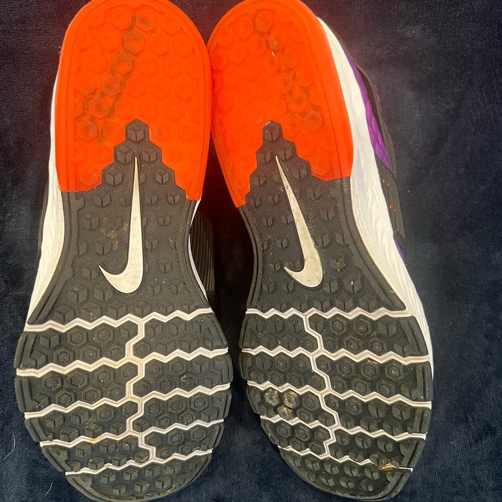 Nike Romaleos 3 Weightlifting Shoes Purple/Orange Men’s 11.5 (835657-560) - Picture 4 of 7